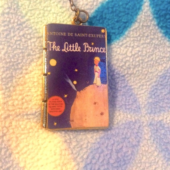 The little prince Jewelry - The little Prince Necklace Charm based on the book